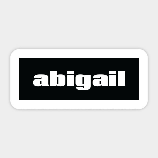 Abigail Sticker by ProjectX23Red